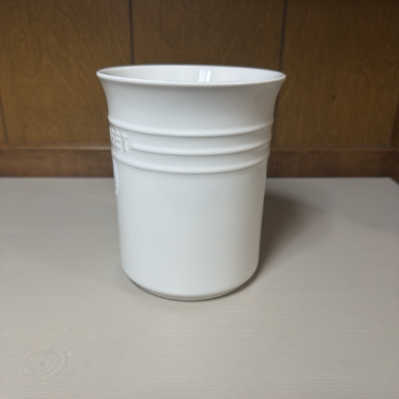 Le Creuset Utensil Crock 1L White NWT - Picture 3 of 9